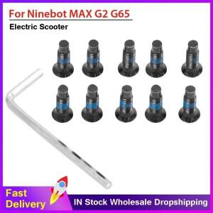 Ninebot MAX G2 G65 G30 F40 F30 F20 P100S P65 프론트 포크 튜브 폴 나사 용 렌치 전기 스쿠터가있는