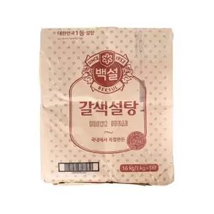 박스/백설갈색설탕1kgx16