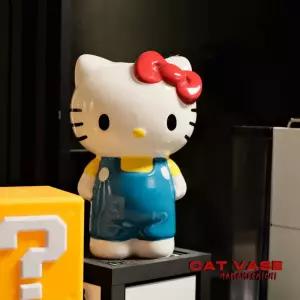 꽃병 헬로키티 도자기 큐티 소품 피규어 테이블 상판 현관 빈티지 선물