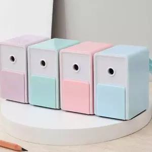 WL 러블리한 파스텔 다양한 작은 사이즈 연필깎이 휴대용 부드러운