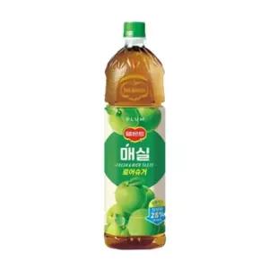 [롯데] 롯데칠성음료 델몬트 매실 로어슈거 1.5L x 6개