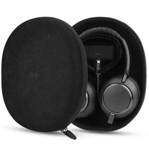 사운드코어 Q45 B&O BAWLAY H100 스틸시리즈 아크티스 노바 프로 파워뱅크 없는 교체용 하드쉘 여행용 휴대용 가방(블랙)과 호환되는 지크리아 엘리트 충전 헤드폰 케이스
