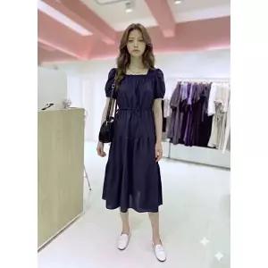 [롯데백화점]SOUP 스퀘어넥 티어드 롱원피스  SC5OP90I