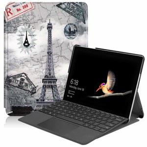 GYLINT 케이스 FOR SURFACE GO 4 2023 / 3 2021 2 2020 2018 슬림 핏 가죽 스마트 커버 펜스엘 홀더 포함 MICROSOFT 타워용
