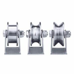 스텐 베어링 쉬브 선박 최소형 자형 부품 로프 도르레 4홀 6x33x8mm 기계식 V홈