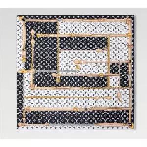 [LOUIS VUITTON]루이비통 모노그램 컨피덴셜 스퀘어 스카프 M78667 133101470