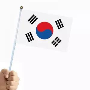 오너클랜 태극기 깃발 장식 기념 응원용 중형 응원 국경일 소형태극기 국기 행사용 국경일 기념장식