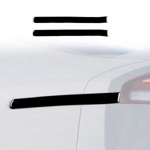 범퍼보호대 Pcs 자동차 브레이크 라이트 커버 스티커 부드러운 플라스틱 Kia Stinger 2018 2019 자동 후면 외부 액세서리