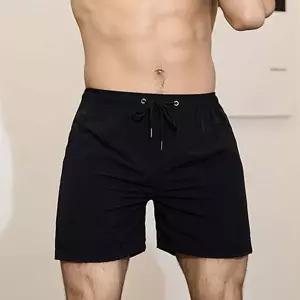 [모로엠] 남성 블랙 비치 보드숏 반바지 ON-PTH-QWFO4URH