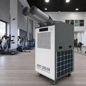 대형 실외기없는 산업용 공업용 창고 이동식 대형 에어컨 2구 에어컨 그레이
