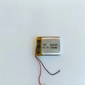 대시캠 MP3 스마트워치 402025-150mAh 충전식 배터리 3.7V 리튬 폴리머