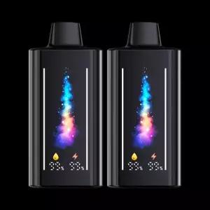 [후에버] HOOO25 니코틴0 시가멜로 프리미엄 아로마 대용량 USB-C 풀스크린 LED 디바이스 2개