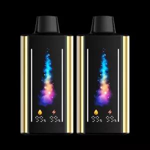 [후에버] HOOO25 니코틴0 바나나프레시 초심자용 대용량 USB-C 풀스크린 LED 디바이스 2개