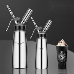 스텐 휘핑건 사이펀 휘핑기 500ML A_2L 케이크 노즐 스테인리스