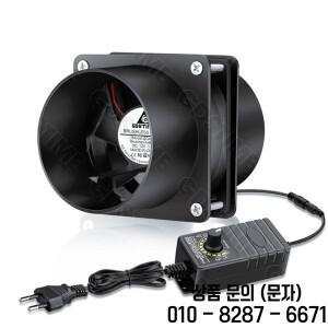 연기 흡입기 팬 12V 조절 가능한 속도 80MM 파이프 덕트 주방 및 전자 제품용