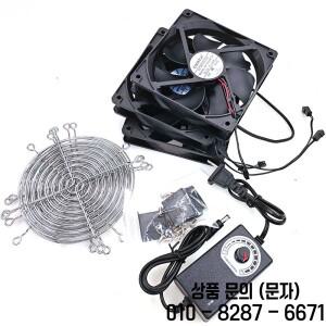 3팬 세트 360x120x25mm 12V ower 냉각 케이스 캐비닛 서버 시스템 팬(어댑터 포함) 2700RPM 0.3A
