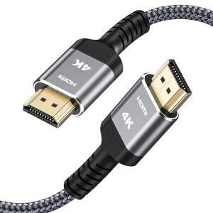 하이윙 20피트 4K HDR 케이블 18GBPS 땋은 나일론 HDCP 2.2 ARC UHD HD 1080P 노트북용 3D 모니터 PS3 PS4 블루레이 넷플릭스 프로젝터