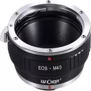캐논 EOS EF/EF-S 마운트 렌즈와 호환되는 K F 컨셉 어댑터 M4/3 마이크로 포 서드 MFT 올림푸스 펜 루믹스