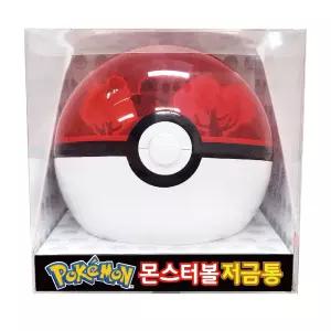 포켓몬스터 저금통 몬스터볼 피규어1개 포함 캐릭터 coin bank