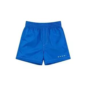 [MARNI]키즈 로고 프린팅 스티치 스윔팬츠 브라이트블루 M01718 M00SD 0M859