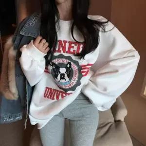 [다잇템]여자 캐주얼 강아지 그래픽 루즈핏 봄 데일리 코디 맨투맨_25628940_58