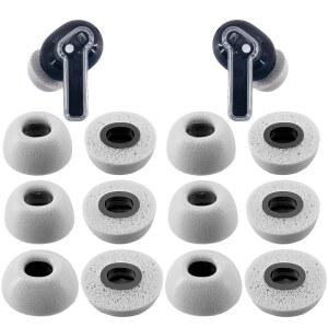 TENNMAK 교체 메모리 폼 이어팁 6쌍 NOTHING EAR / (A) (3) CMF BUDS 2 & 2A PLUS PRO EARPAD GRAY