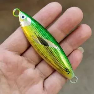 1PC 마이크로 지그 쇼어 캐스팅 스푼 30G-120G 느린 드롭 캐스트 금속 바닷물 낚시 미끼 Mahi Marlin Tuna