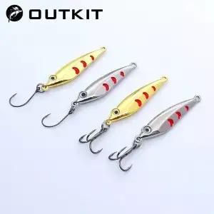 새로운 미니 낚시 미끼 3CM 3g 5g 스푼 금속 Spinnerbait Minnow 작은 물고기 단일 후크 지그 스트림 송어