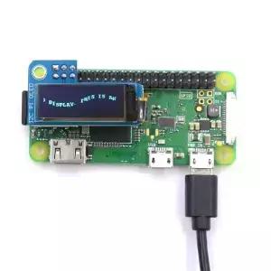 RPI Raspberry Pi 1 B 2 3 및 Zero용 0.91인치 OLED 128x32 I2C IIC SSD1306 파란색 디스플레이 모듈