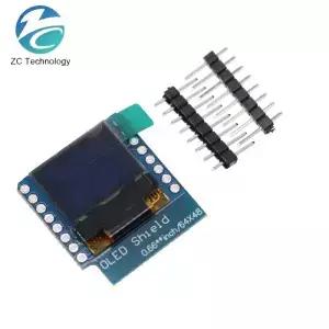 WEMOS D1 미니 ESP32 모듈 아두이노 AVR STM32 용 OLED 디스플레이 64x48 0.66 인치 LCD 스크린 IIC I2C