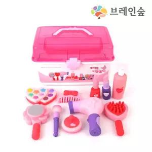 여아선물용 말랑 실리콘 미용실놀이세트 유아완구 감성발달 메이크업 장난감