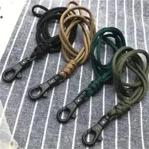 1PCS 야외 암벽 등반 목 밧줄 매는 전화 카메라 USB 홀더 ID 패스 카드 이름 키 체인