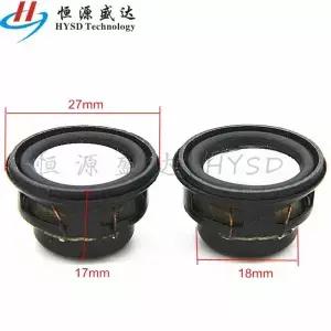 10개 미니 오디오 스피커 27MM 4R 4옴 3W 베이스 멀티미디어 휴대용 사운드 우퍼 홈 시어터 라우드스피커