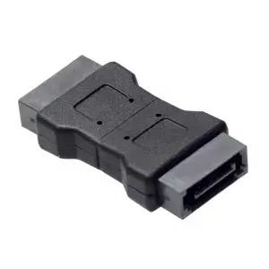 높은 quanlity 7PIN SATA 3.0 데이터 남성남성 포트 어댑터 직선 각도 7P 직렬 ATA III 6Gbps 잭 커넥터