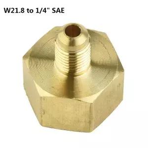 1 Pc 자동차 에어컨 어댑터 병 진공 펌프 R134A W21.8 W21 1/4 SAE 32mm에