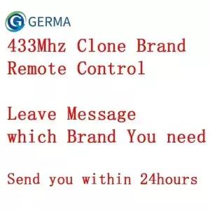 GERMA 리모컨 차고 문짝 게이트 송신기 키 체인 장벽 고리 오프너용 복사기 43hz 클론용