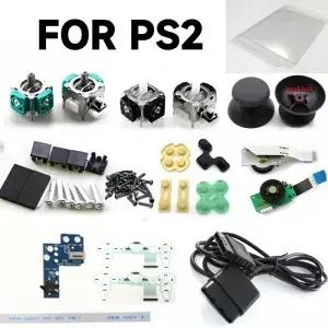 PS2 호스트 핸들 수리 액세서리 캡 전원 스위치 전도성 보관함 연장 케이블
