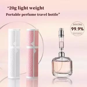 5ml 가죽 미니 분무기 병 초경량 휴대용 여행 리필 용