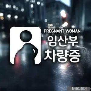 임산부차량증 차량용스티커 임산부가타고있어요 스티커 자동차용