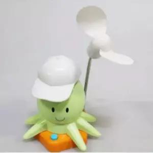 연필꽂이 데스크용 미니팬 선풍기 스탠드 USB 각도조절 LED