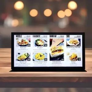 국산 개폐식 하단 받침 테이블형 LED 라이트패널 60x30cm 약국 업소 병원 요가