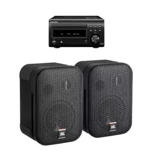 데논 RCD-M41 + JBL Control 1 PRO 미니 하이파이 오디오 세트