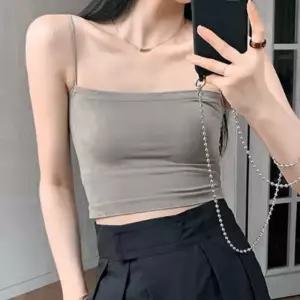 노와이어 브라탑 브라렛 캡내장 여성 브라캡 캐미솔 심리스 나시티