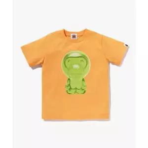 매장정품 BAPE 마일로 구미 캔디 티셔츠(Kids) ORANGE