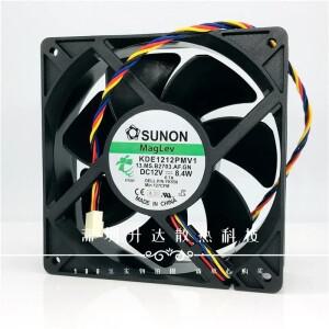 Sunon KDE1212PMV1 DC12V 8.4w 12cm 120*120*38MM 자기 부상 4선 PWM 강풍 섀시 팬용