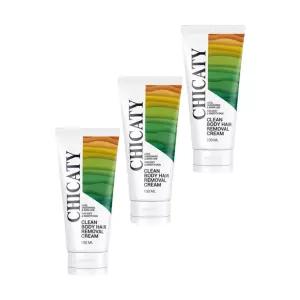 치카티 홈케어 제모용품 여름 남자 자극적은 제모제 바디 헤어 제거 크림 100ml 3개