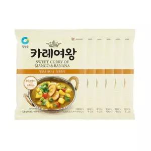 카레여왕 망고  바나나 108g x 6개