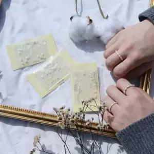담수 진주 비즈 반지 만들기 DIY 세트 3type Dahlia