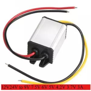 벅 전력 컨버터 전압 스텝 다운 전원 공급 장치 방수 12V  9V 2A 18W DC/DC