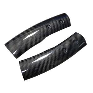 미니 쿠퍼 R50 R52 R53 2001-2006 용 실제 탄소 섬유 교체 내부 사이드 센터 콘솔 지원 패널 키트
